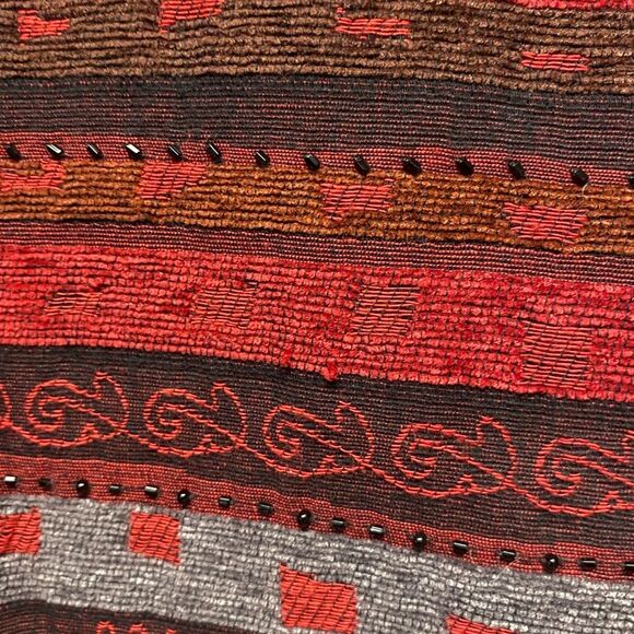 Alfred Dunner Women’s Lined Jacket Open Front Size 16P with beading - Picture 2 of 5